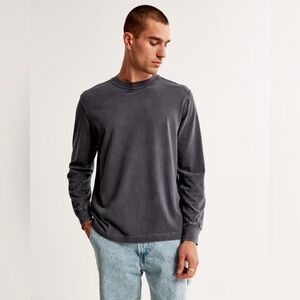 Abercrombie & Fitch soft essentials long sleeve tee, size S
